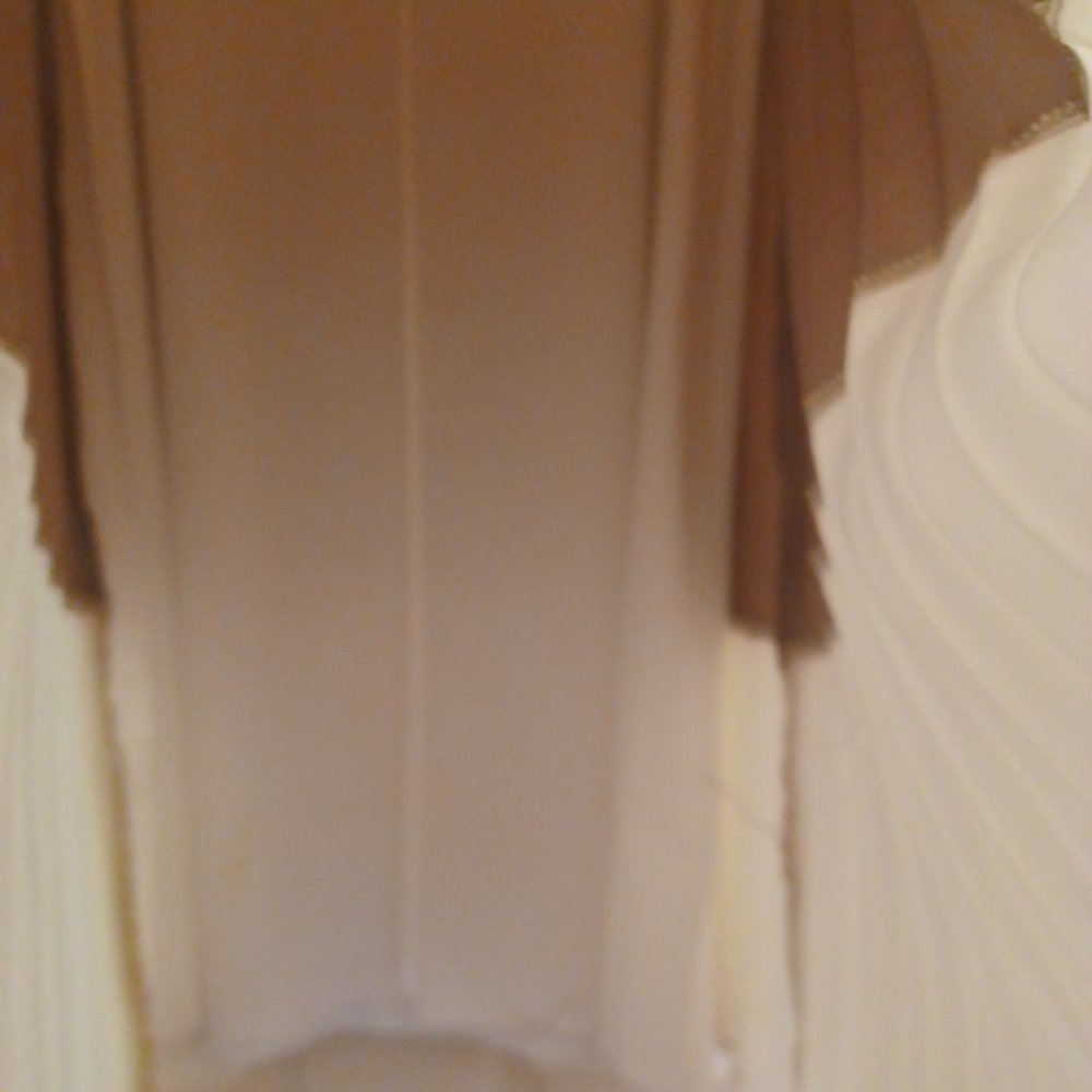 Mauve Accordion Pleated Color Block Long Sleeve M… - image 6